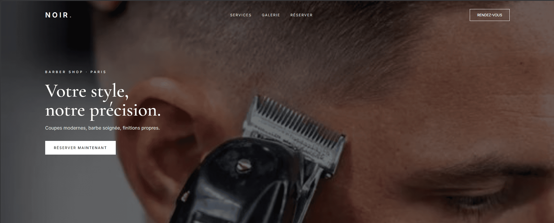 Projet NOIR BARBER